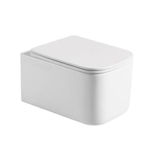 Унитаз подвесной Boheme Mane 970-SET-W с крышкой-сиденьем, белый глянец