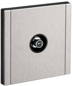 ТВ-розетка проходная IEK Forte&Piano FP-A10-P-M-K50 никель