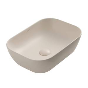 Раковина Abber Rechteck AC2200MBE 45 см, светло-бежевая матовая