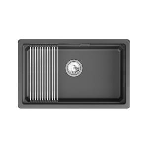 Кухонная мойка Granula Kitchen Space 7303iU шварц, 73x45