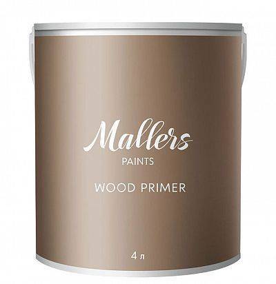 Грунтовка для защиты деревянных поверхностей Mallers Wood Primer 4 л