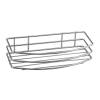 Полка SAPHO CHROM LINE одинарная из проволоки с бортиком, нержавеющая сталь, 255x60x120 мм, хром