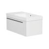 Тумба с раковиной La Fenice Elba Bianco NFNC-01-ELB-B-90-3-90R белая матовая, 90 см