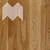 Паркетная доска Lab Arte Chevron Французская Елка Дуб Рустик лак без браша 600-475x125x14/3