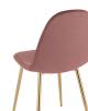 Набор из 4 стульев Stool Group Валенсия SN OS-001L HLR-44 gl X4 пыльно-розовый, золотые ножки фото 6