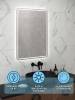 Зеркало Watersense Rita Pro W00945 LED подсветка, сенсор, 60x80 фото 2