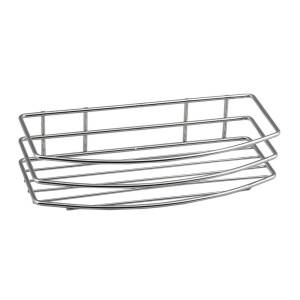 Полка SAPHO CHROM LINE одинарная из проволоки с бортиком, нержавеющая сталь, 255x60x120 мм, хром