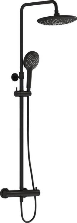 Душевая стойка VitrA AquaHeat A4720536EXP матовая черная