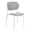 Стул Tetchair Adore (mod. XRB-1025) 24823 серый, белый, пластик