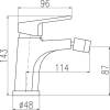 Смеситель для биде Rav Slezak Colorado CO145.5KBC белый, хром фото 4