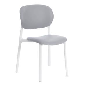 Стул Tetchair Adore (mod. XRB-1025) 24823 серый, белый, пластик