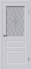 Межкомнатная дверь Владимирская Фабрика Дверей Chester Cotton стекло White Art 600x2000