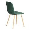 Стул Tetchair Chilly (mod. 7094-1) 21424 dark green (темно-зеленый) HLR57/натуральный фото 3