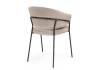 Стул на металлокаркасе Woodville Лео 672329 светло-коричневый (H-61) / черный фото 4