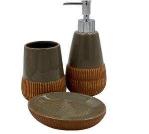 Набор аксессуаров для ванны Bath Plus Albero W-CE1102A-SET3 коричневый