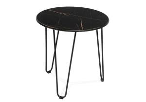 Стол журнальный Woodville Шани 550562 кварц черный 60x60x62