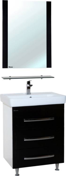 Мебель для ванной Bellezza Рокко 50 напольная, черная