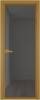 Межкомнатная дверь Profil Doors 1 AV цвет профиля Золото, стекло безопасное 6 мм тонированное 700x2000