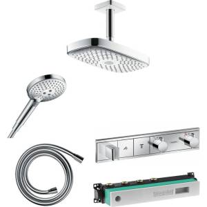 Душевой комплект Hansgrohe Raindance Select E 300 (2 jet) 27384000 + 26530000 + 28272000 + 15355000