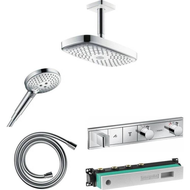 Душевой комплект Hansgrohe Raindance Select E 300 (2 jet) 27384000 + 26530000 + 28272000 + 15355000
