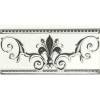 Бордюр Ape Ceramica Noblesse S001224 Cenefa Blanco Silver 10x20