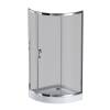 Душевой уголок Am.Pm Like W83UG-315-090CG профиль хром, стекло тонированное, 90x90
