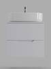 Тумба с раковиной Orange Line Li-60TuwMDF+B04-600W белая матовая, 60 см фото 3