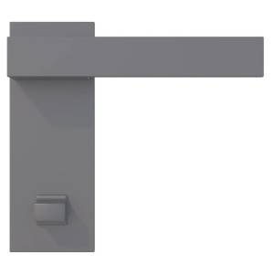 Ручка Profil Doors Comit 360 pl wc на планке PL65 черный матовый (комплект из 2 шт)