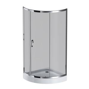 Душевой уголок Am.Pm Like W83UG-315-090CG профиль хром, стекло тонированное, 90x90