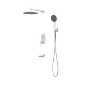 Душевой комплект Iddis Aiger (Эйгер) AIGWT03i68 белый матовый