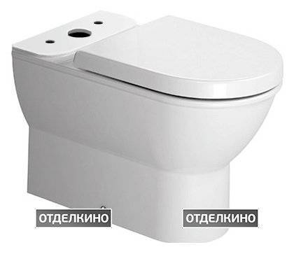 Чаша для унитаза-компакта Duravit Darling New 2138090000