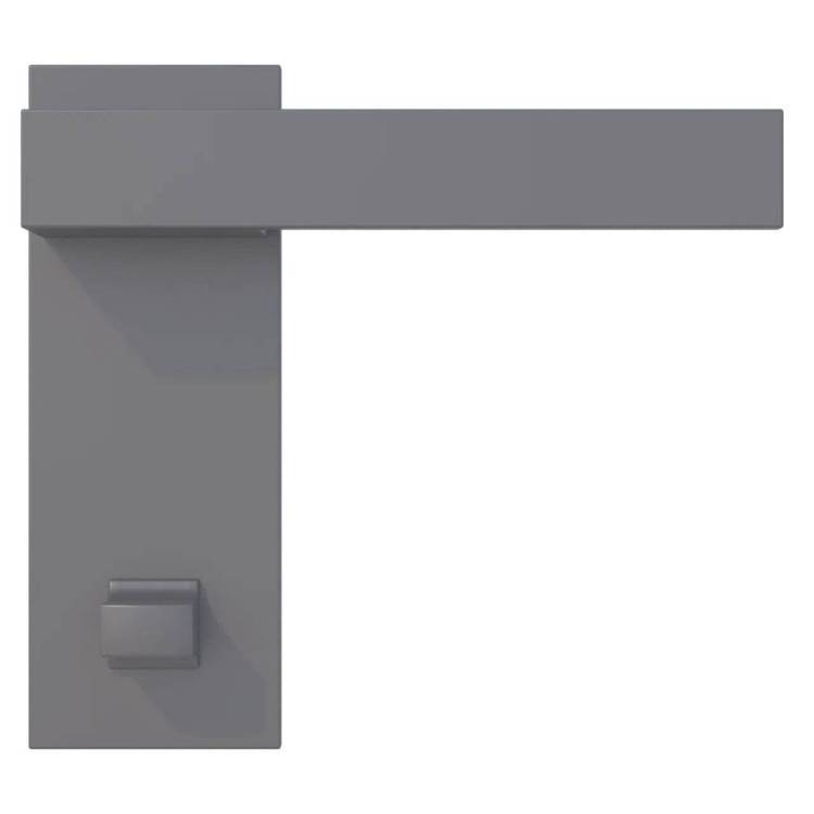 Ручка Profil Doors Comit 360 pl wc на планке PL65 черный матовый (комплект из 2 шт)