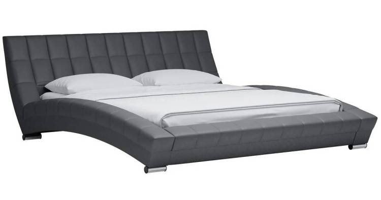 Кровать Нижегородмебель Оливия марика 485 серый 180x200