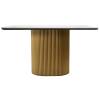 Стол Bradex Home Festa RF 0805 керамогранит calacatte gold, золото 140x85x77 фото 4