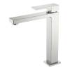 Смеситель для раковины Boheme Qubic 472-NB высокий, брашированный никель