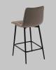 Стул полубарный Stool Group Одди Diamond AV 443PB-Cst-9005(PP) темно-серый, велюр фото 6
