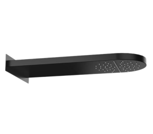 Верхний душ Remer 350MMNOX 2 режима, черный матовый, 50x20 см