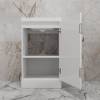 Тумба с раковиной Style Line Моно 50 белый софт, раковина белая фото 5