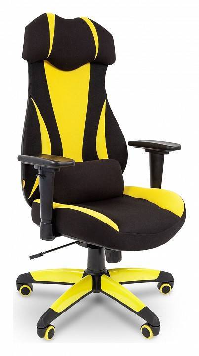 Кресло игровое Chairman Chairman Game 14 00-07022221, 7022221 Черный/Желтый