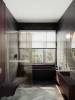 Душевая перегородка MaybahGlass MGD-728-5у 79x195, стекло бронза матовая 8 мм, профиль хром матовый фото 2