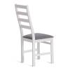 Стул Tetchair Rosario 20215 white, ткань тёмно-серая (150) разобранный 39x39x99 фото 3