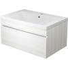 Тумба с раковиной Uperwood Eva 3930313470 подвесная, выдвижной ящик, дуб харбор белый, 75 см фото 2