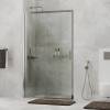 Душевая дверь в нишу Wasserkraft Tauber 64S30 профиль никель, стекло прозрачное, 130x200 фото 2