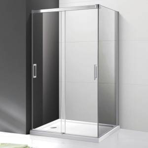 Боковая стенка Cezares Tandem Soft FIX-80-C-Cr-IV стекло прозрачное