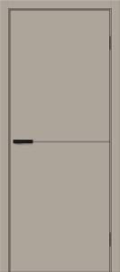 Межкомнатная дверь глухая Bravo Браво-0.21.П Полотоно Clay Silk 2300х700