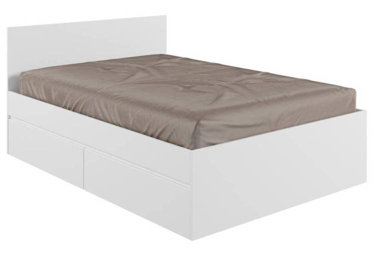 Кровать Woodville Мадера 497491 белый 140x200