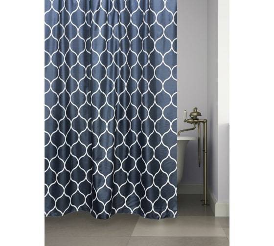 Штора для ванной Bath Plus 2100S/14 180x180, темно-синий