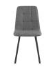 Набор из 4 стульев Stool Group Chilly OS-2011-V seat 1009-26 DUAL X4 темно-серый, рогожка фото 3