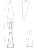 Уличный настенный светодиодный светильник Arte Lamp Cometa A1524AL-2BK фото 3