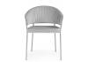 Стул на металлокаркасе Woodville Лео 672330 светло-серый (H-09) / серый фото 2